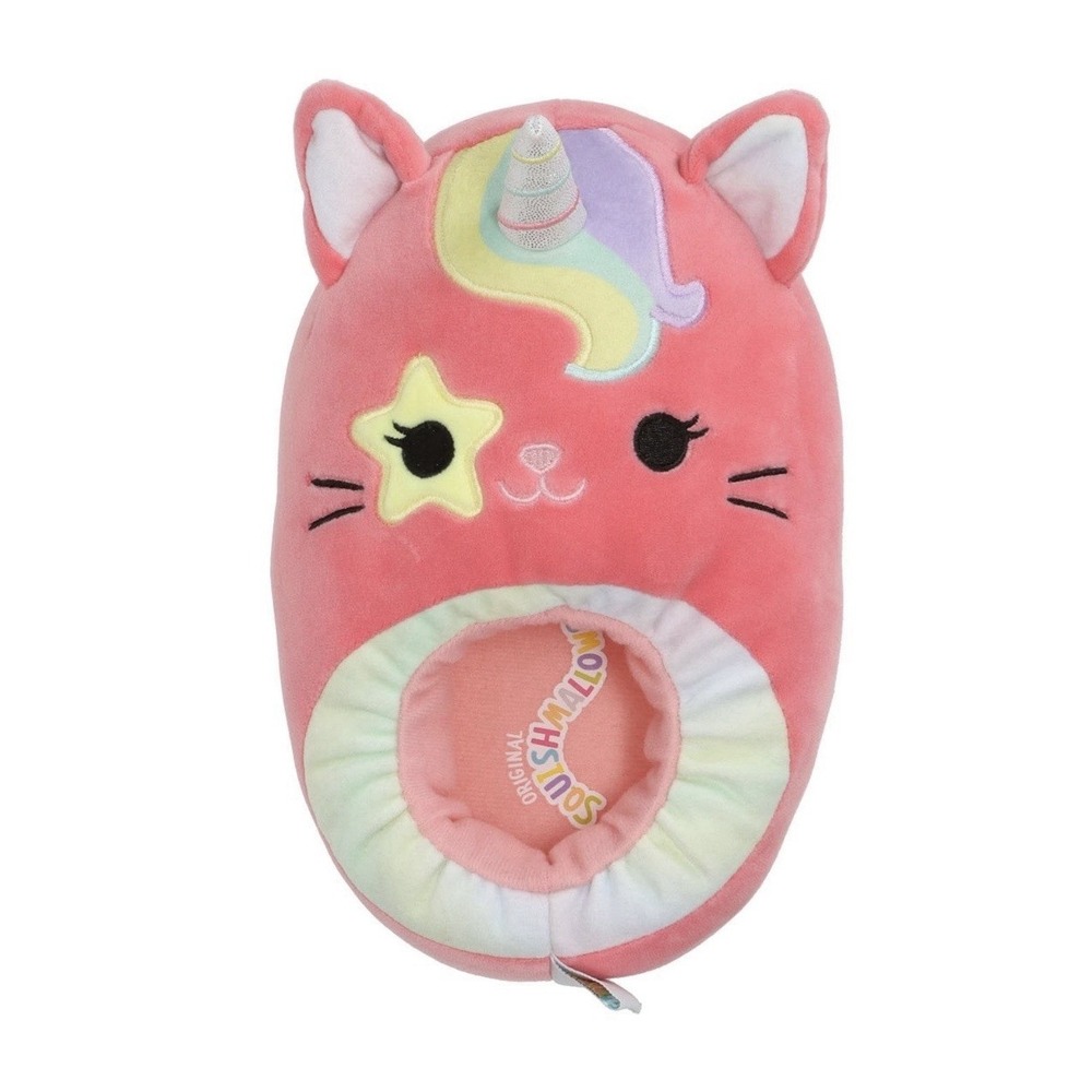 Squishmallows Kids Slipper Size 4/5 Pink Adorable Pink Unicorn New